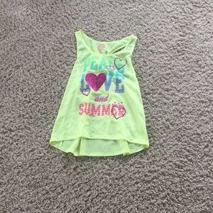 Tank top cute peace love and summer shirt